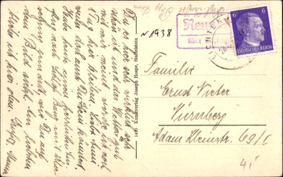 Ak Hausen Bad Staffelstein am Main, kasteel Banz