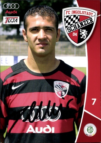 Autogrammkarte Fußballer Ersin Demir, FC Ingolstadt, Autogramm