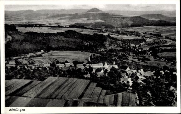 Postcard Börtlingen in Württemberg, aerial photograph