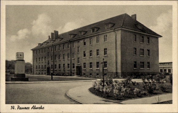 Postcard Hildesheim in Lower Saxony, 14th Panzer Defense, Barracks