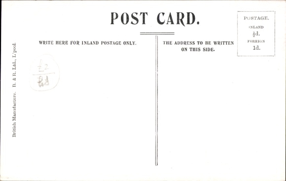 Postcard Douglas Isle of Man, Derby Castle Station, Tramway