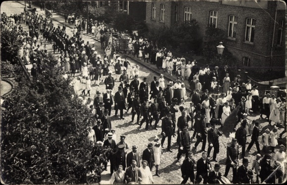 Zdjęcie KP Hagenow w Meklemburgii, Hagenower Königsschuss 1920, parada