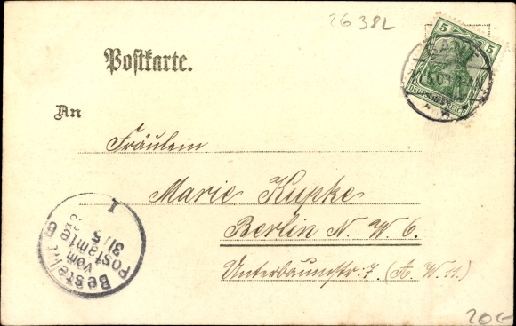 Embossed Chromo-Litho Wilhelmshaven, Imperial Engineering and Deck Officer School