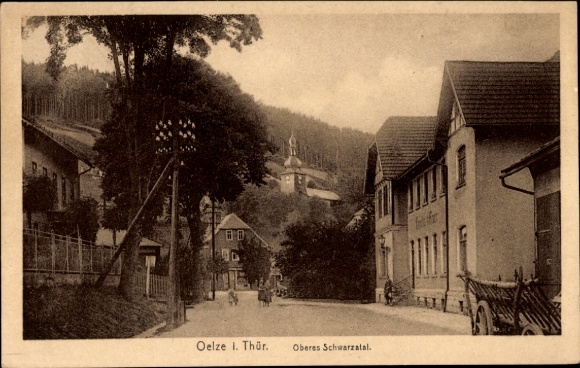 KP Katzhütte w Schwarzatal Turyngia, Górny Schwarzatal, odcinek ulicy