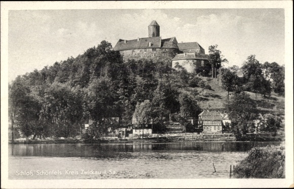 PC Schönfels Lichtentanne in Sachsen, view of the castle