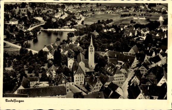 Ansichtkaart Sindelfingen in Württemberg, luchtfoto