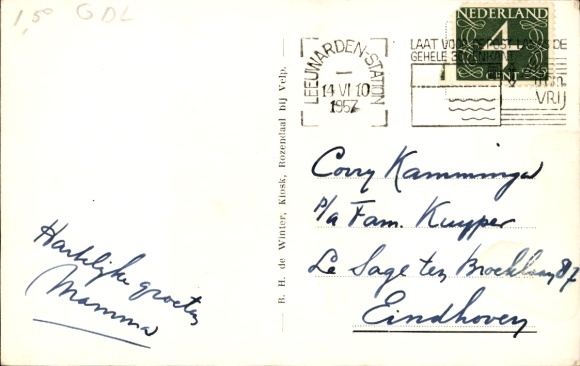 Postcard Roosendaal Rozendaal Velp Gelderland Netherlands, Bedriegertjes