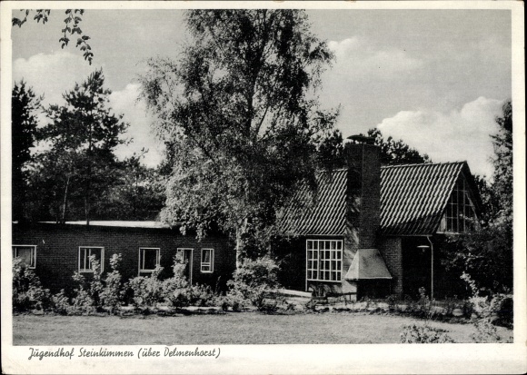 Postcard Steinkimmen Ganderkesee in Lower Saxony, Jugendhof Steinkimmen, general view