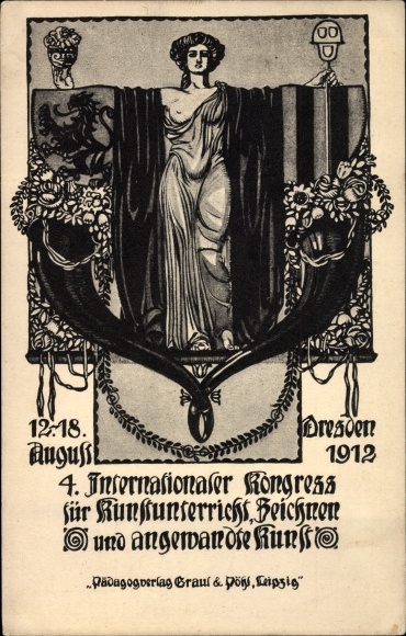 PC Dresden Altstadt, 4. Int. Congress for Art Education, Draftsmen and Applied Arts 1912