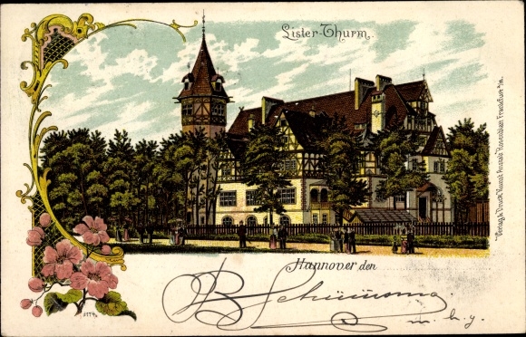Chromo-Litho List Hanover in Lower Saxony, Listerturm