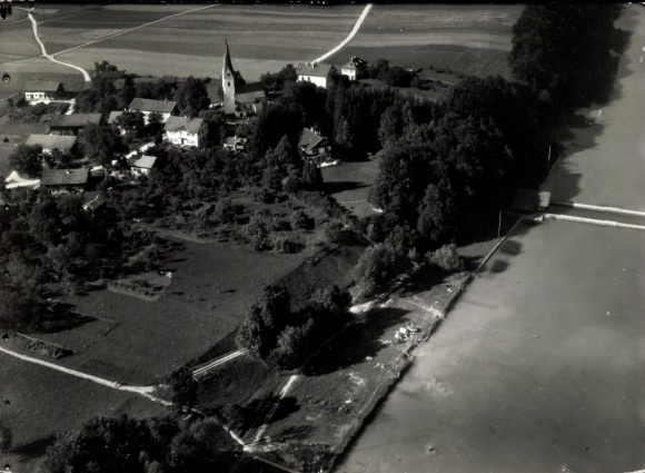 Photo Gollenshausen Gstadt am Chiemsee, aerial photograph