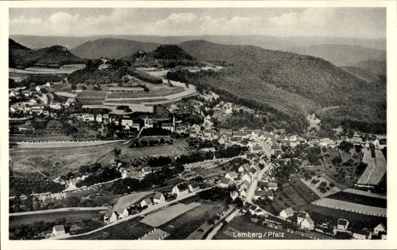 Postcard Lemberg in the Palatinate, view of Lemberg in the Palatinate