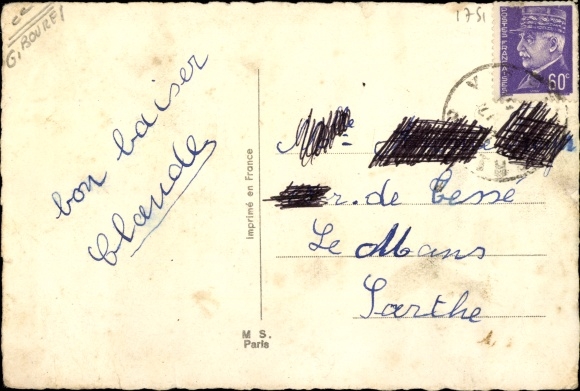 Artist Postcard Bouret, Germaine, It&#39;s like me my dear