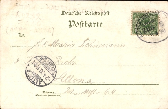 Chromo-Litho Hamburg Eimsbüttel Schnelsen, Sottorfs Gasthof, Garden Party