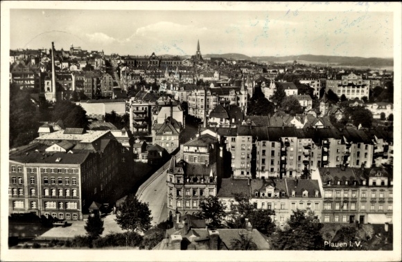 PC Plauen in the Vogtland, panorama