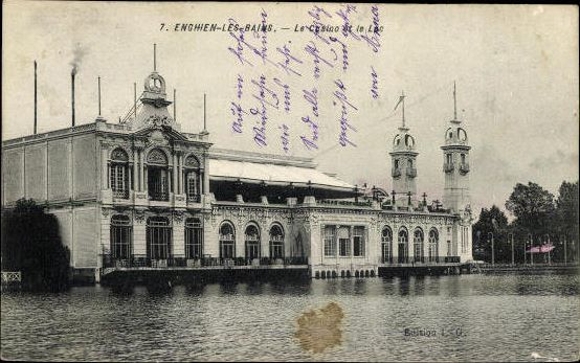 Set von 82 AK von Enghien-les-Bains, verschiedene Ansichten