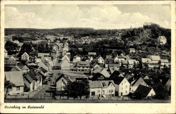 PC Westerburg in the Westerwald, general view, aerial photo