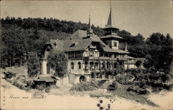 KP Zurich Miasto Szwajcaria, Waldhaus Dolder, Ogród