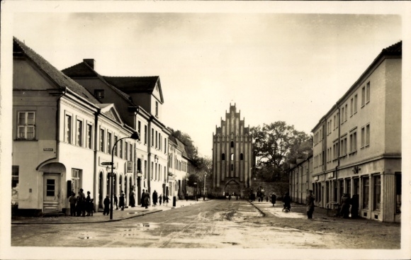 Ak Neubrandenburg in Mecklenburg, Am Stargarder Tor
