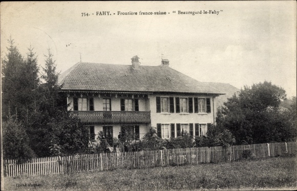 KP Fahy Kanton Jura, Frontiere franco suisse, Beauregard le Fahy