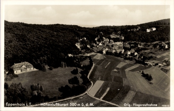 Postcard Eppenhain Kelkheim im Taunus, aerial photograph