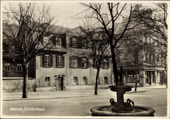 Ak Weimar in Thüringen, Schillerhaus
