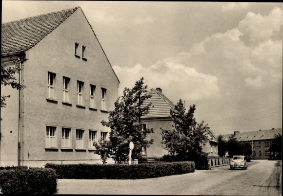 Postcard Eggesin in Mecklenburg Vorpommern, Luckower Straße