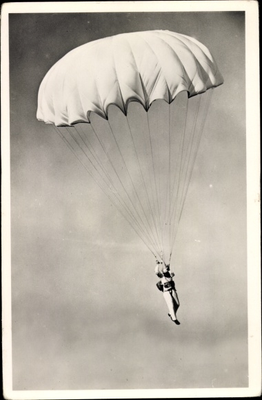 Postcard Parachutist, Dutch National Aviation Fund