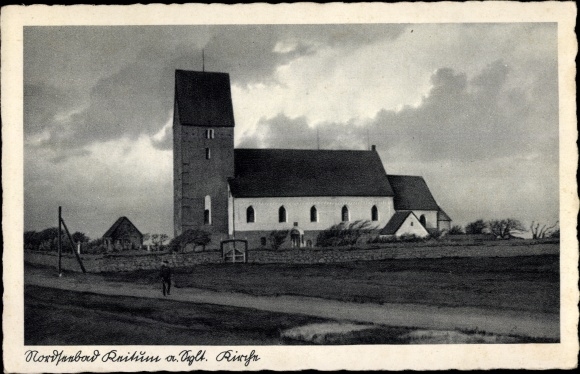 Ak Keitum op Sylt, kerk