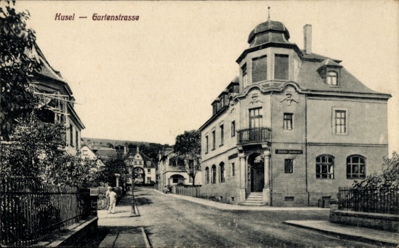 Postcard Kusel in the Palatinate, Gartenstraße