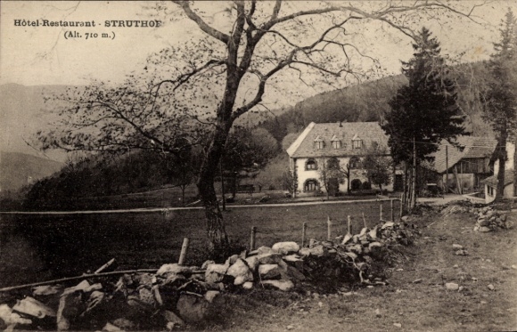 Postcard Struthof Natzweiler Alsace Bas Rhin, Hotel Restaurant Struthof