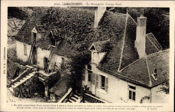 CPA Gargilesse-Dampierre Indre, Maison de George Sand