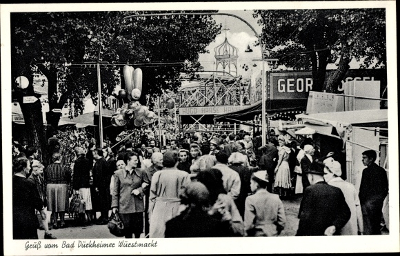 Ak Bad Dürkheim am Pfälzerwald, Wurstmarkt