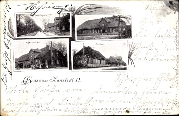 PC Hanstedt II Uelzen in Lower Saxony, schoolhouse, Meyer's inn