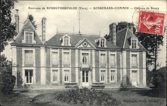 Postcard Bourgtheroulde Eure, Bosbenard Commin, Le Château de Buvey