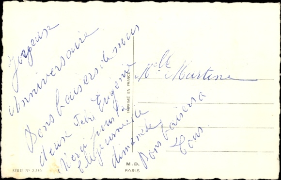 Artist Postcard Poulbot, Francisque, Mom needs the ironing board