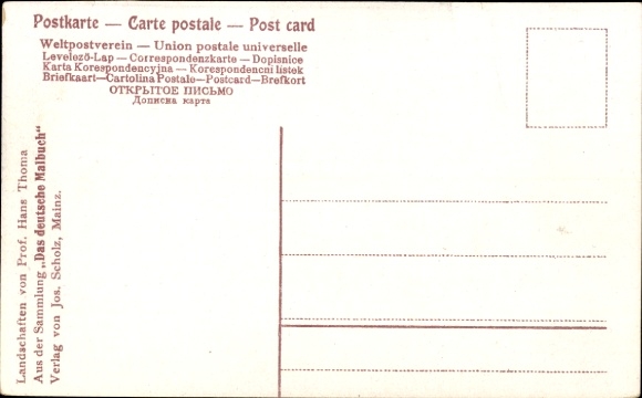 Artist Postcard Thoma, Hans, Landscape