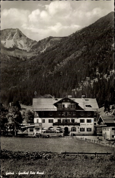 Postcard Geitau Bayrischzell in the Mangfall Mountains Upper Bavaria, Gasthof Rote Wand