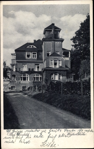 Postcard Bad Hersfeld Hesse, Wigbertshöhe