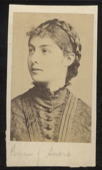 CdV portrait Nathalie Queen of Serbia, born of Bessarabia (Romania)