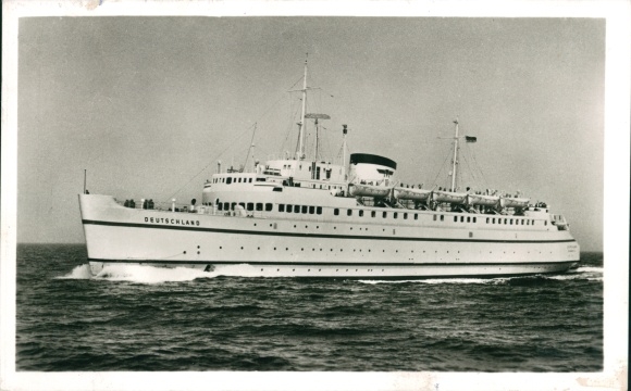 Ak Bundesbahn diepzeeveerboot Duitsland