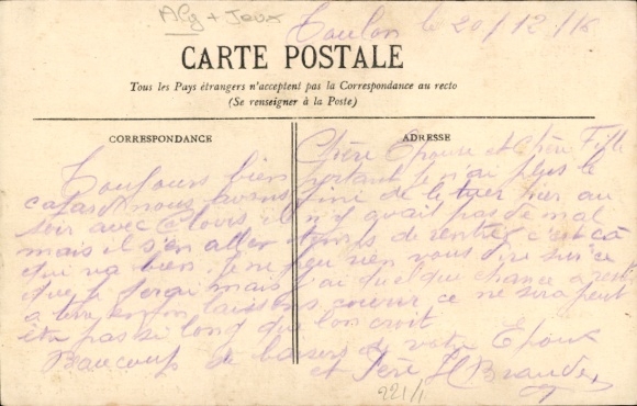 Postcard Scenes et Types, Arabes jouant aux Dames, old men playing checkers