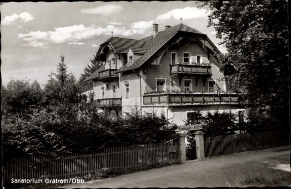 Ansichtkaart Grafrath Krs Fürstenfeldbruck Opper-Beieren, sanatorium