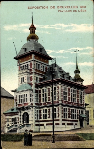 KP Bruxelles Bruksela, ekspozycja 1910, Pavillon de Liége