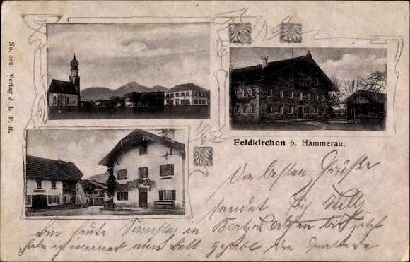 PC Feldkirchen Ainring in Upper Bavaria, church, local section, inn