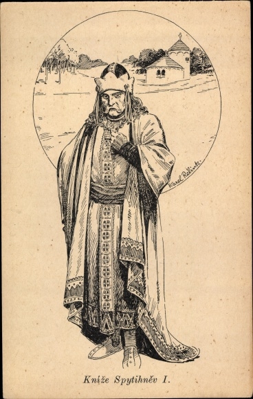 Artist Postcard Relink, K., Knize Spytihnev I.