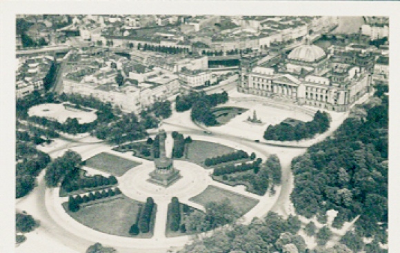 Collecting picture Zeppelin world trips No. 260 Germany trips Berlin Königsplatz