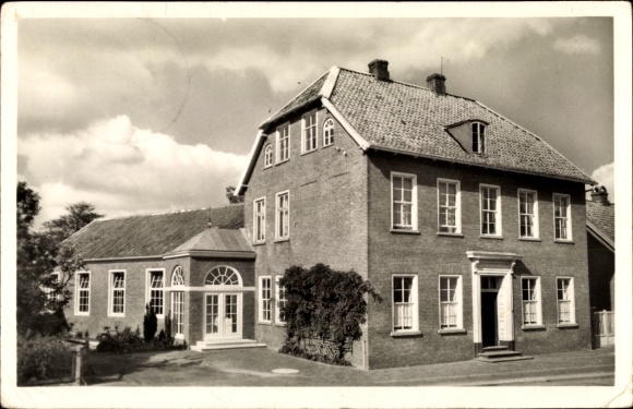 Postcard Aurich in Ostfriesland, German Dutch Heinvolkshochschule meeting house
