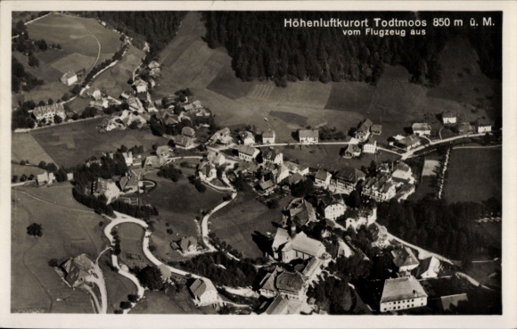 Ak Todtmoos im Hochschwarzwald, Fliegeraufnahme