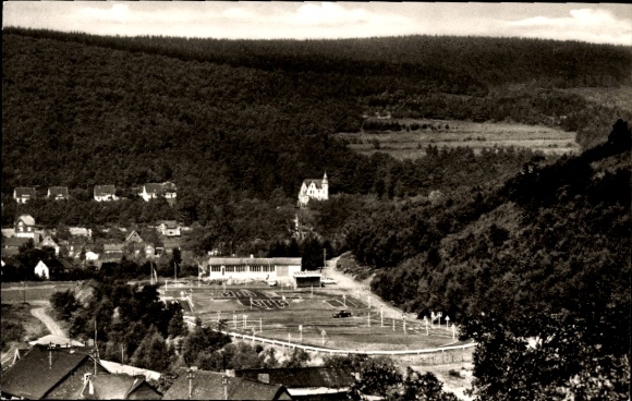Postcard Altenseelbach Neunkirchen in Siegerland, traffic training area